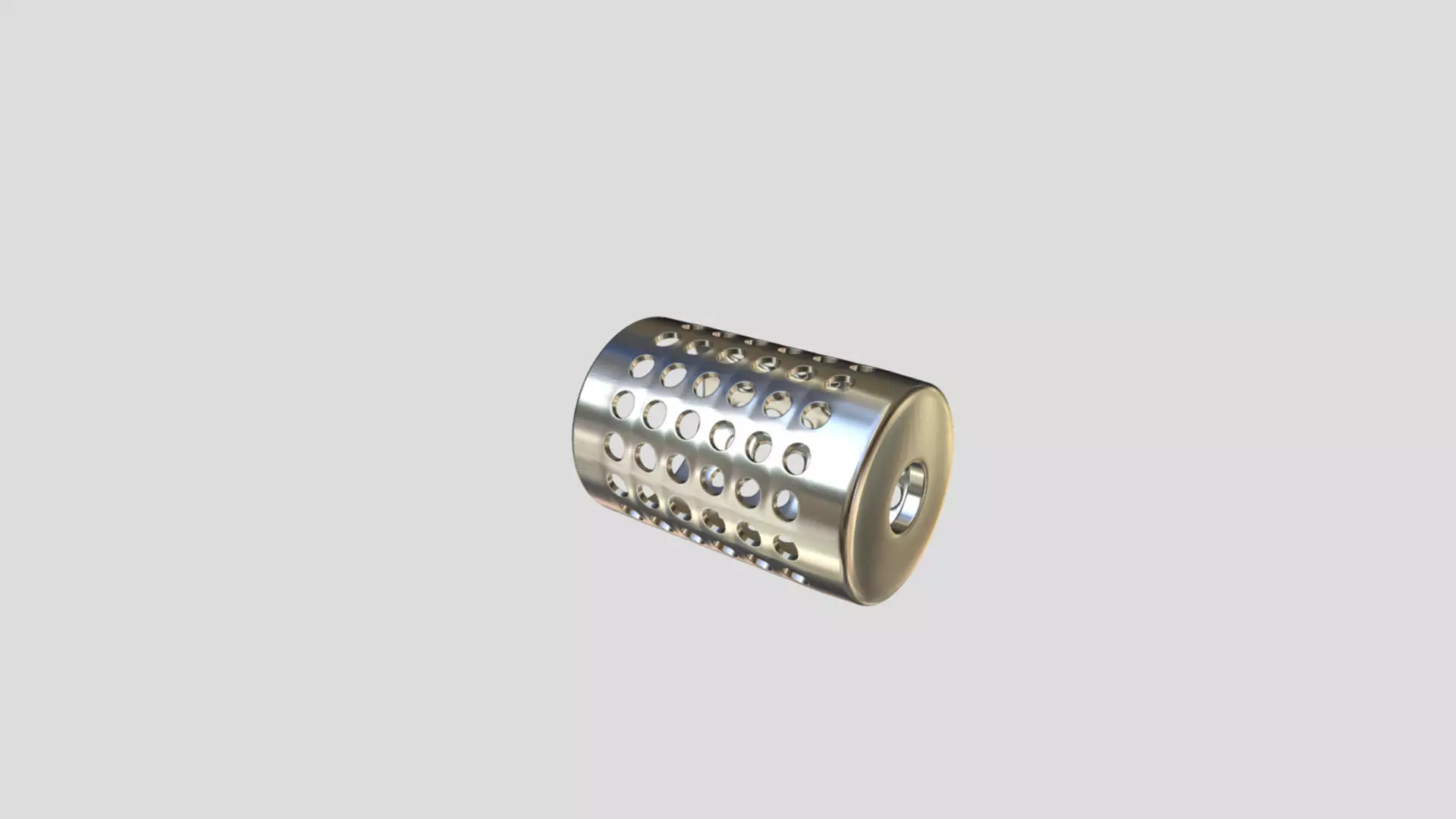 Compensators weapon attachment Low-poly 3D model_0