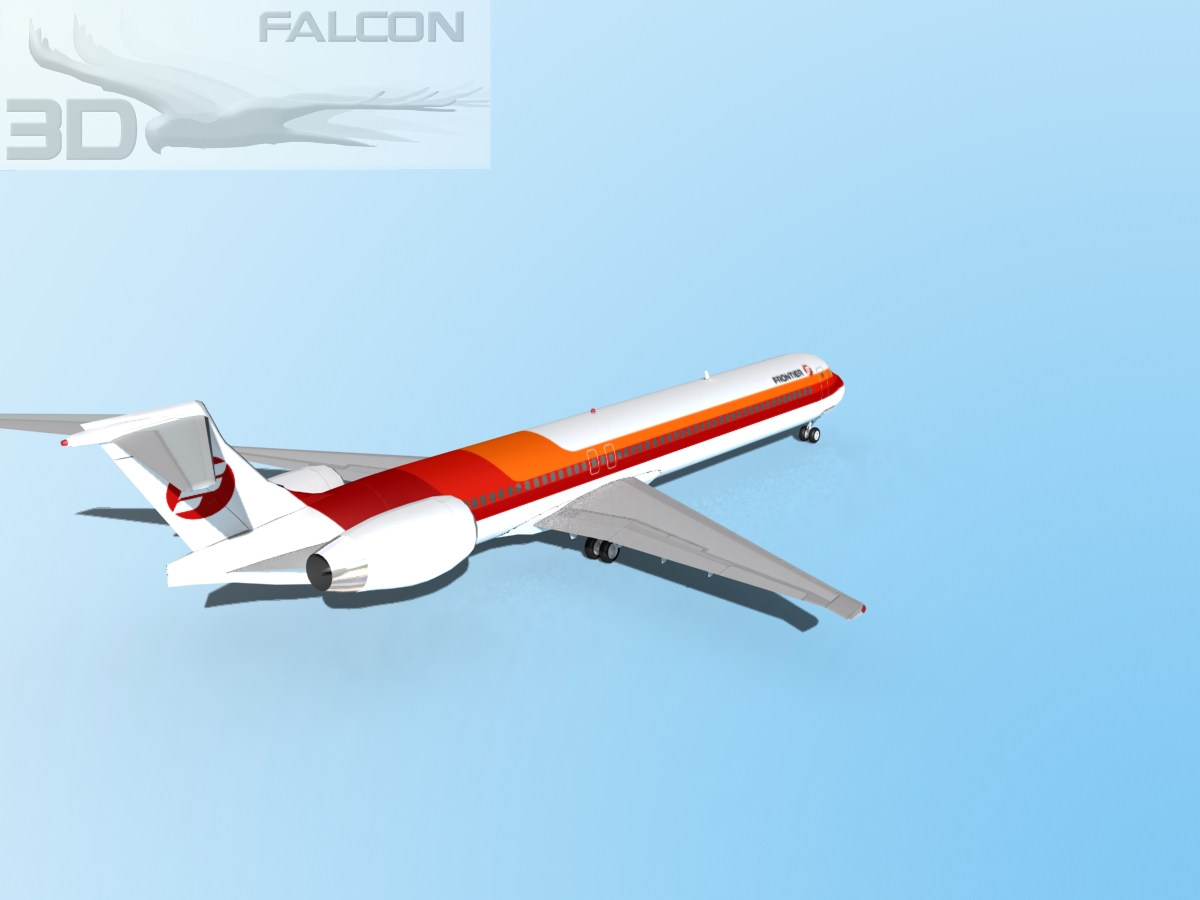 Falcon3D MD-80 Frontier 3D model_6