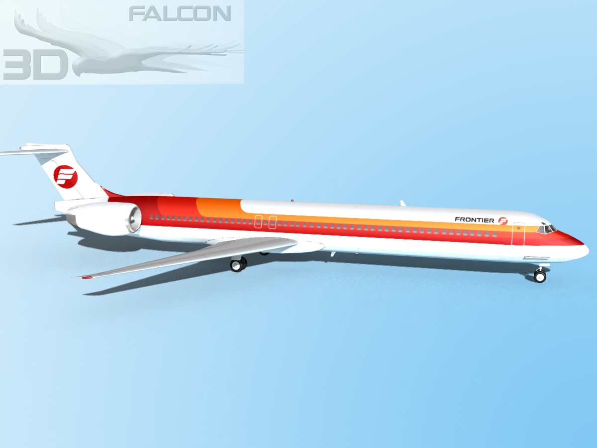 Falcon3D MD-80 Frontier 3D model_5