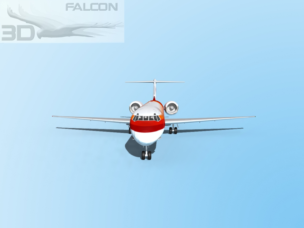 Falcon3D MD-80 Frontier 3D model_3