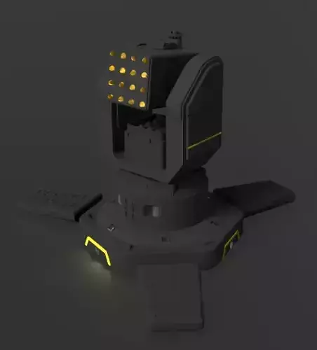 Helldivers 2 Rocket Turret Sentry Stratagem 3D print model