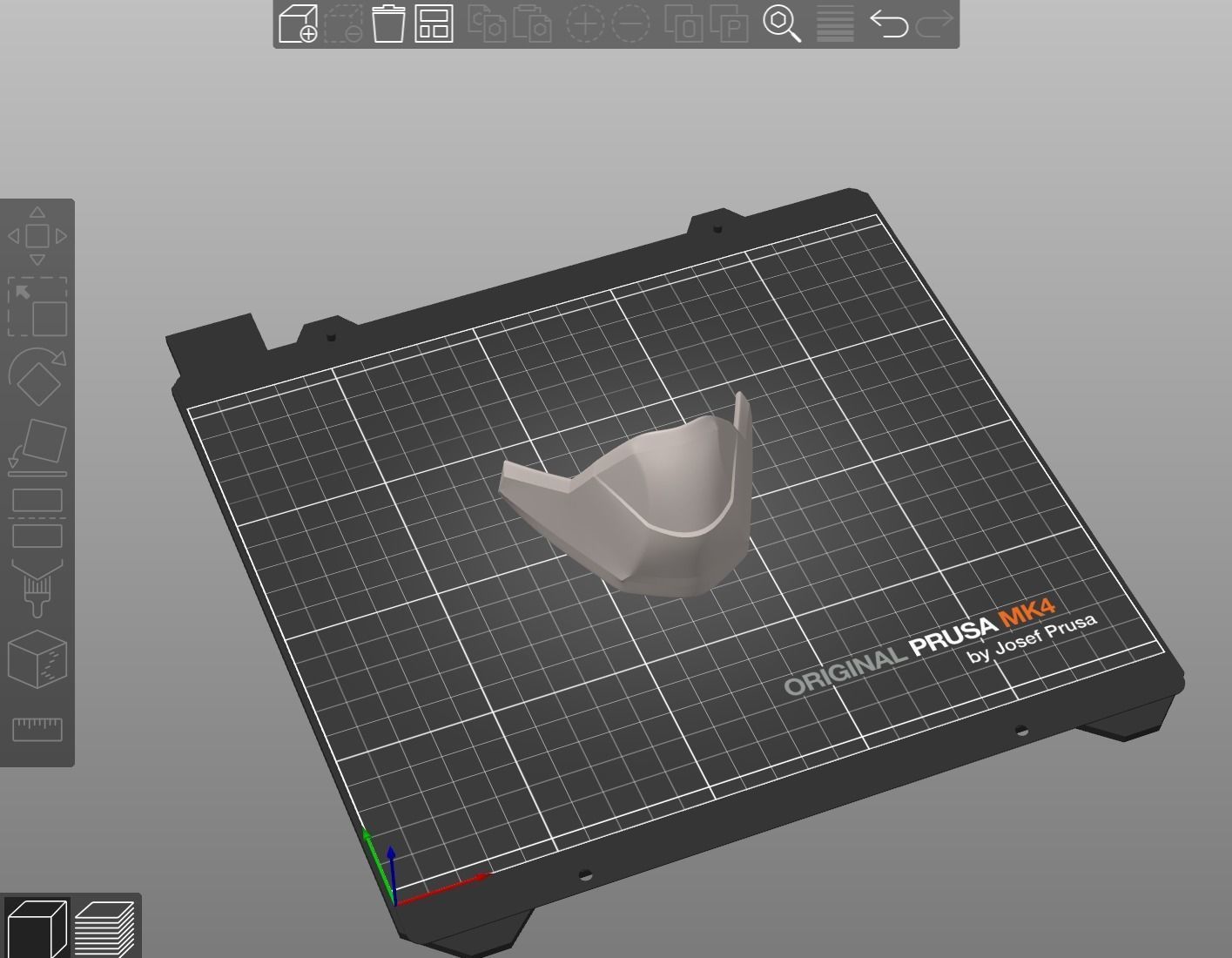 Mini Series ODST Helmet desk display decoration 3d print file 3D print model_9