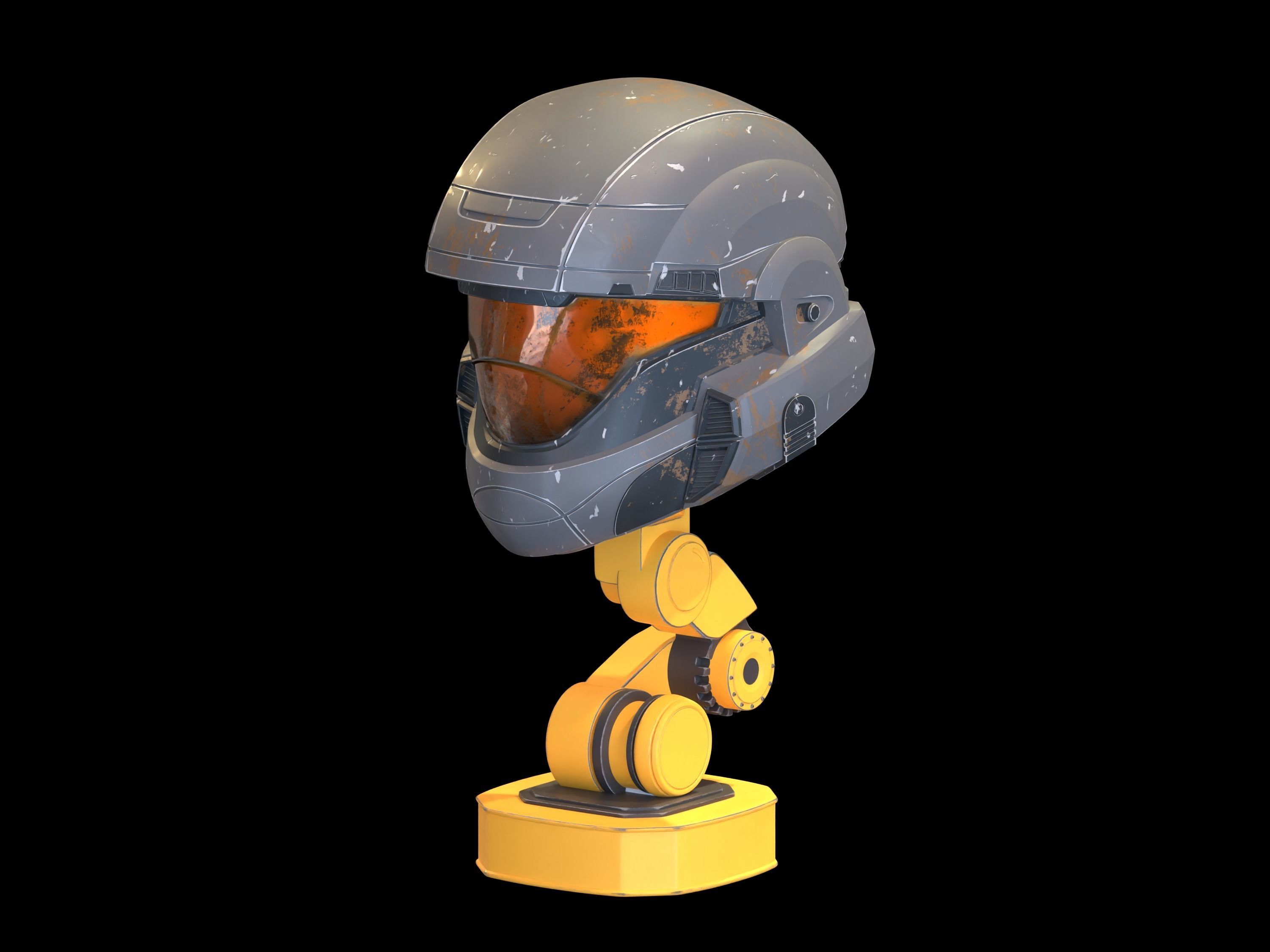 Mini Series ODST Helmet desk display decoration 3d print file 3D print model_1