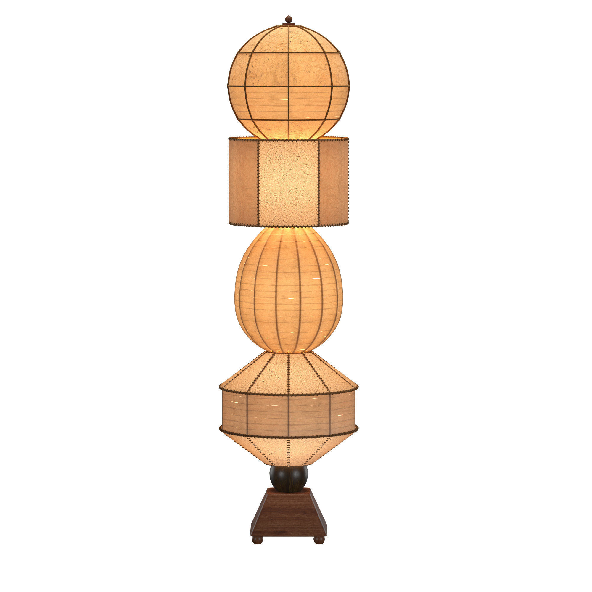 Modular Launay floor lamp 3D model_1