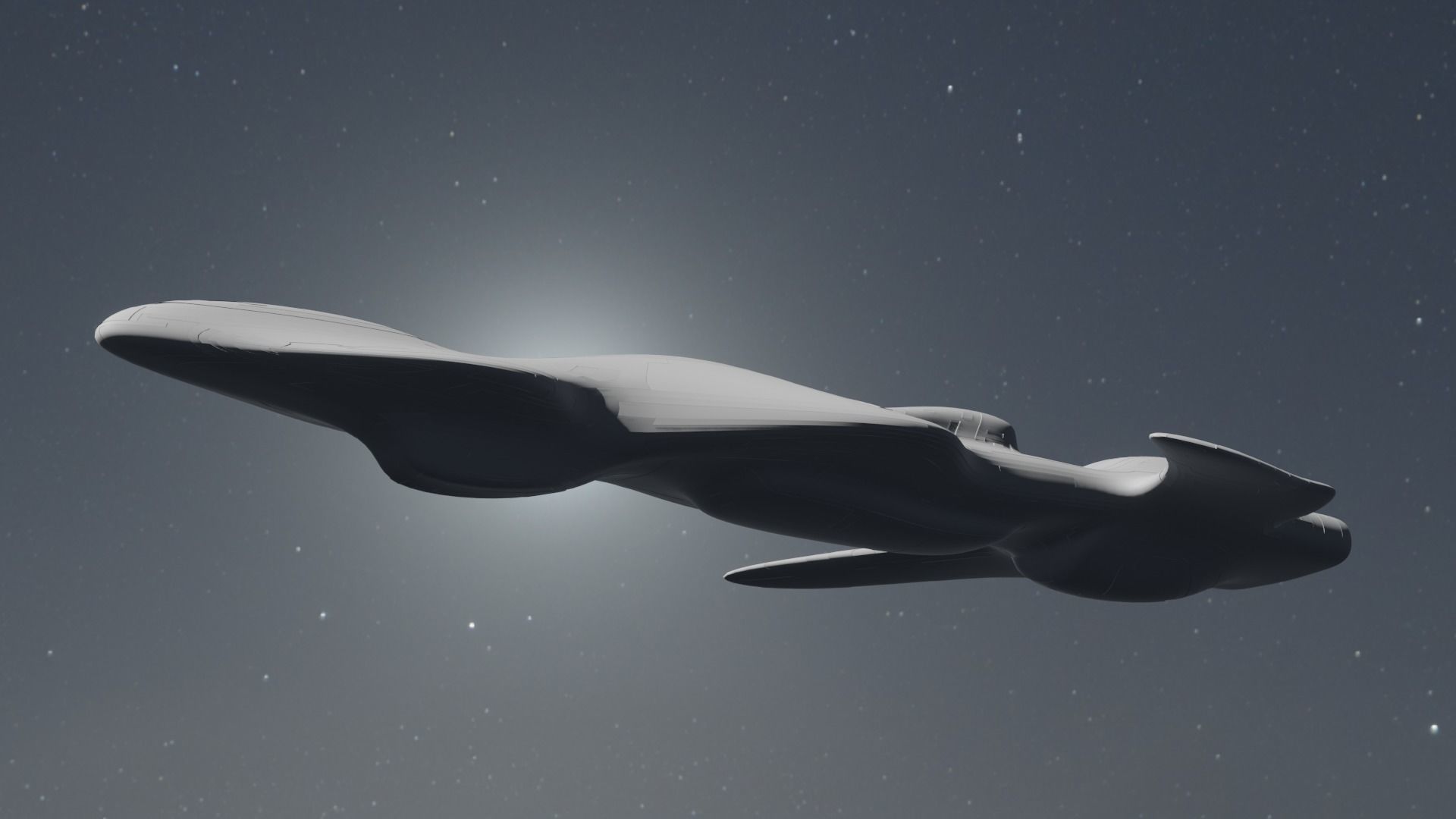 Frigate Spaceship 3D model_26