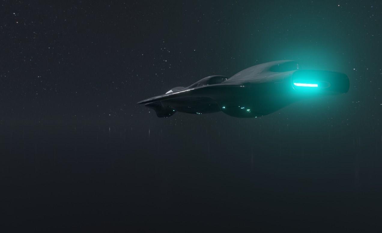 Frigate Spaceship 3D model_14