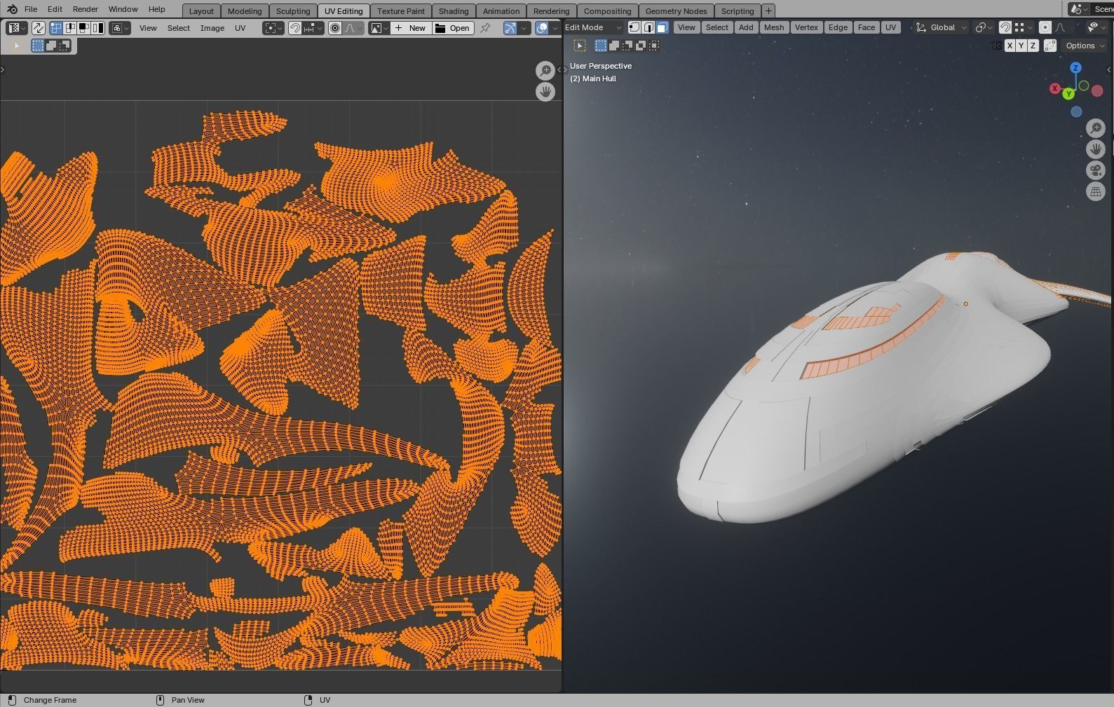 Frigate Spaceship 3D model_48