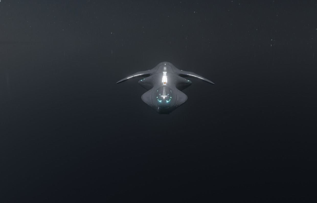 Frigate Spaceship 3D model_2