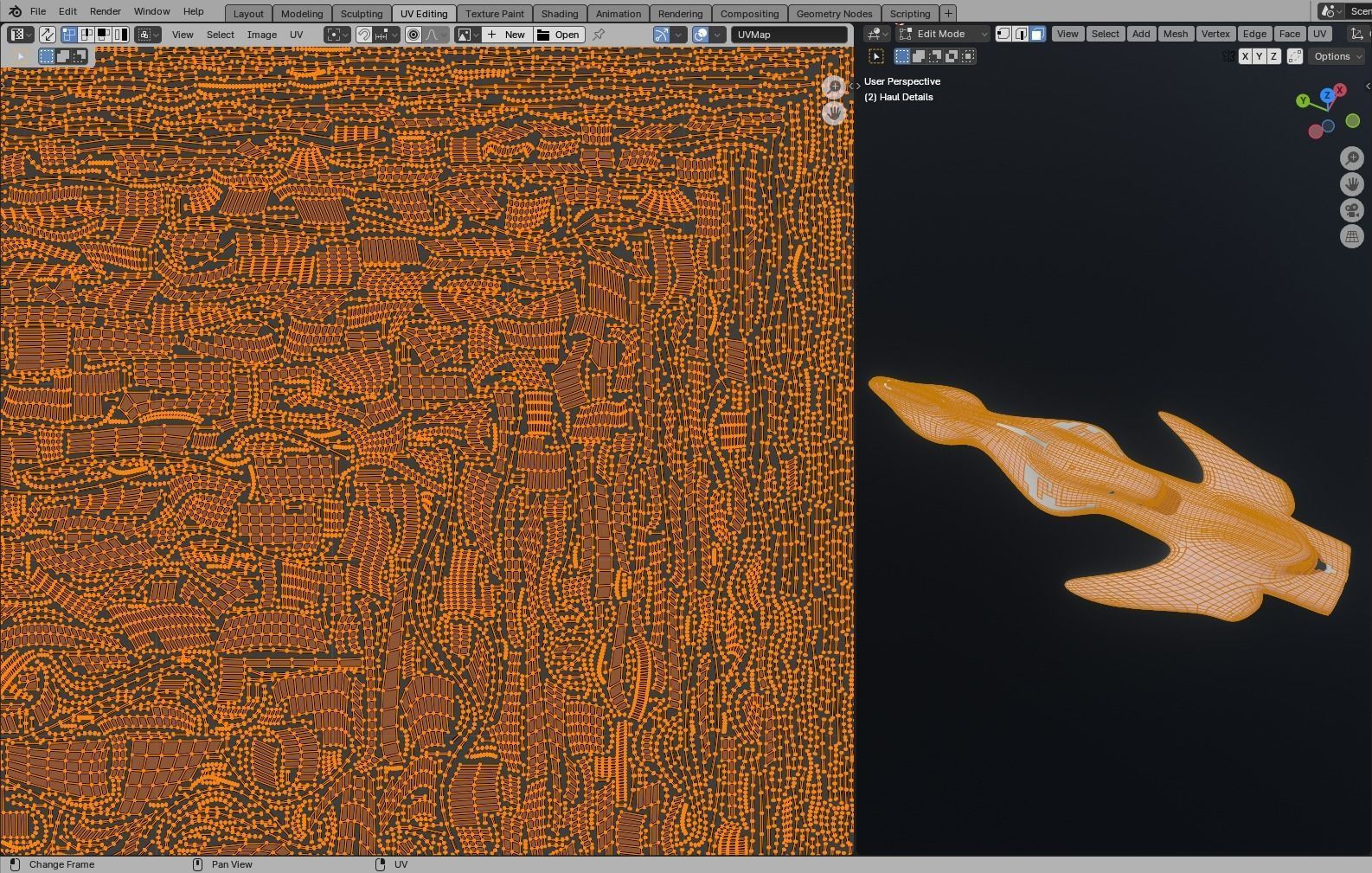 Frigate Spaceship 3D model_54