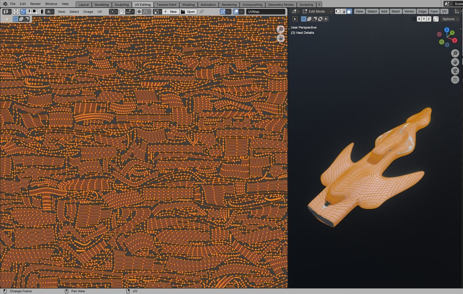 Frigate Spaceship 3D model_52