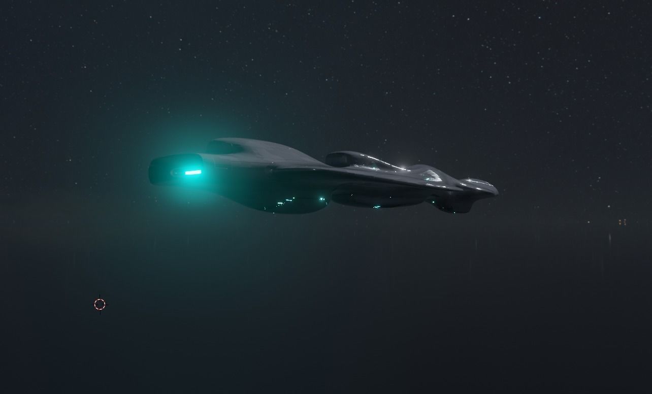 Frigate Spaceship 3D model_15