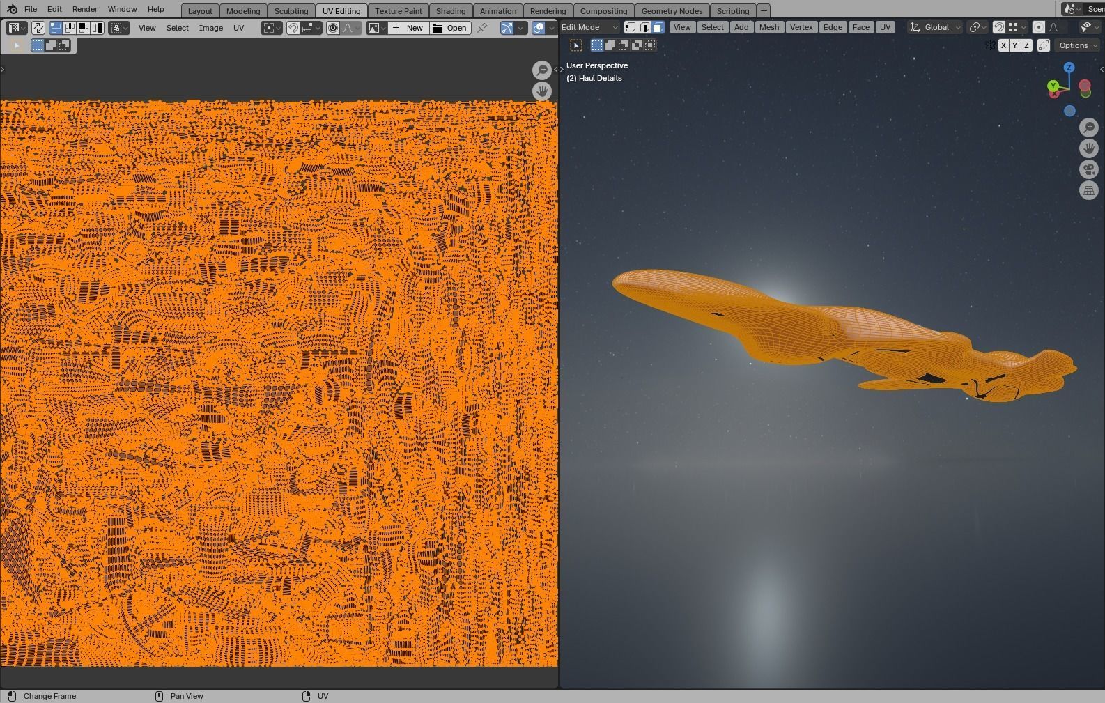 Frigate Spaceship 3D model_50