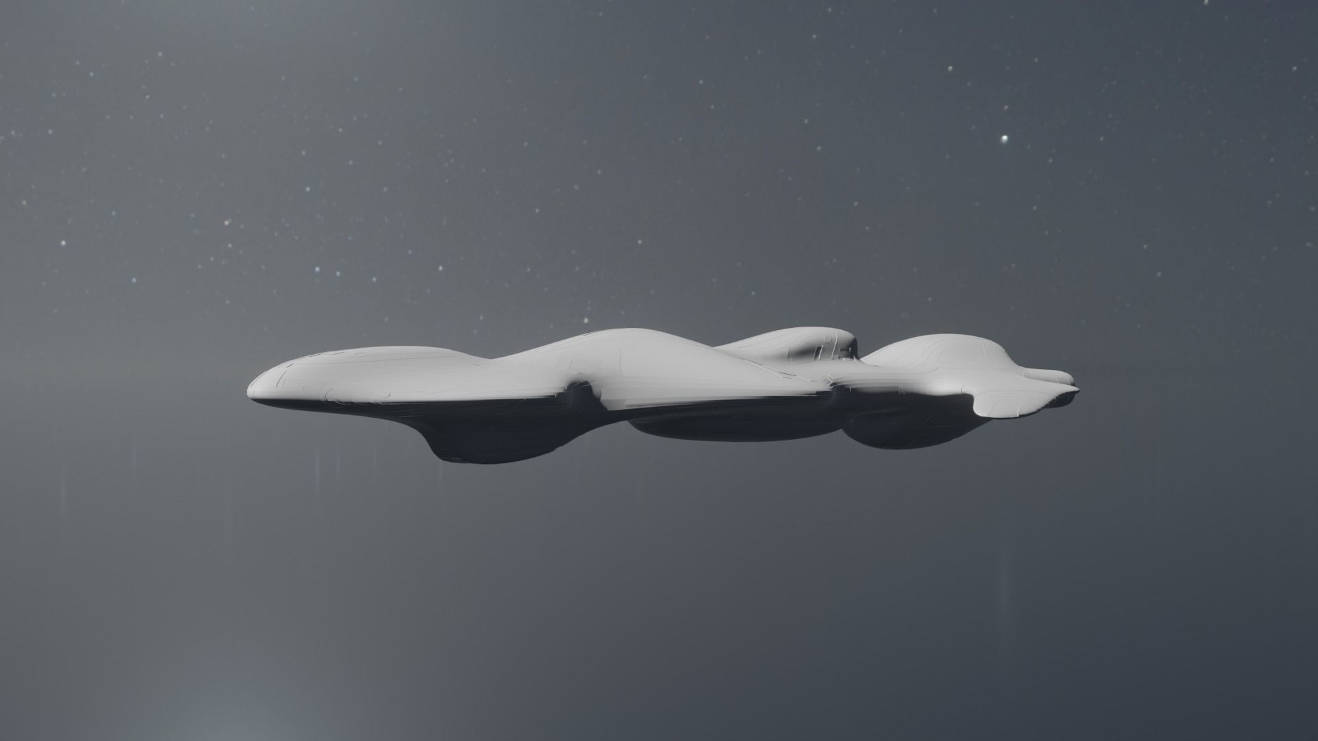 Frigate Spaceship 3D model_20