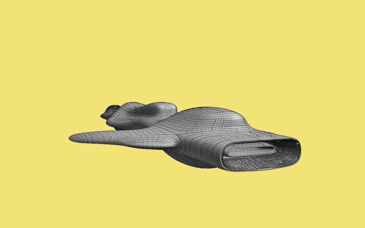 Frigate Spaceship 3D model_32