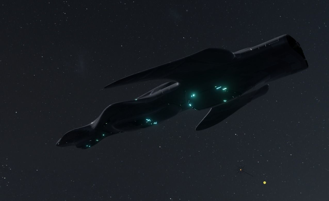 Frigate Spaceship 3D model_3