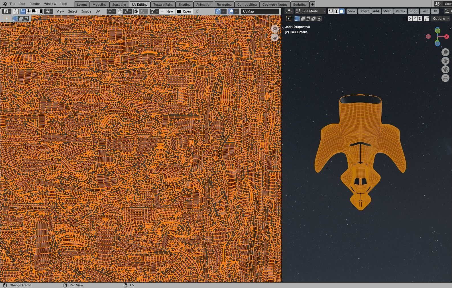 Frigate Spaceship 3D model_49