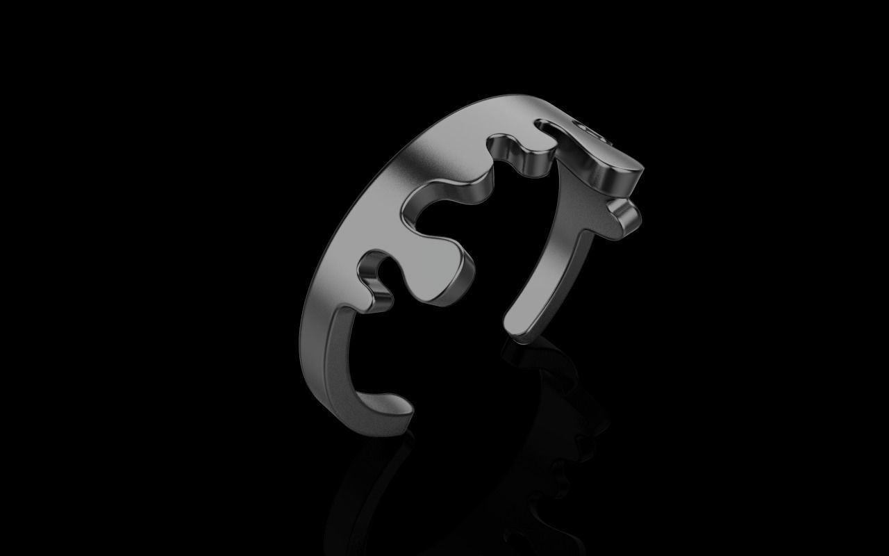 Melting ring model 624 3D print model_22