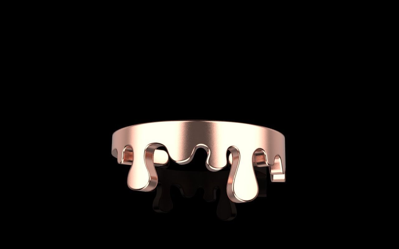 Melting ring model 624 3D print model_16