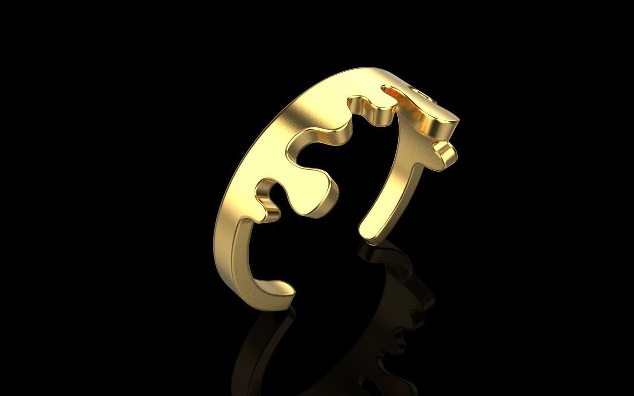 Melting ring model 624 3D print model_2