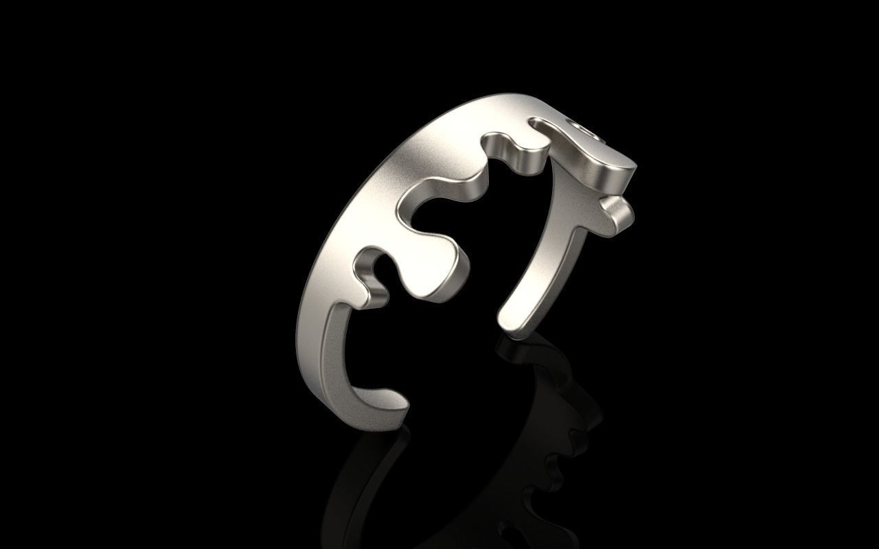 Melting ring model 624 3D print model_20
