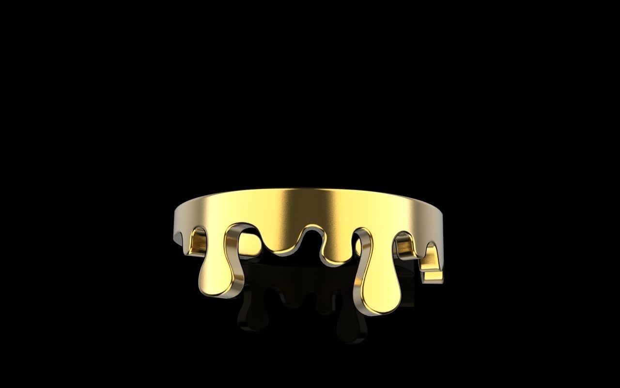 Melting ring model 624 3D print model_18