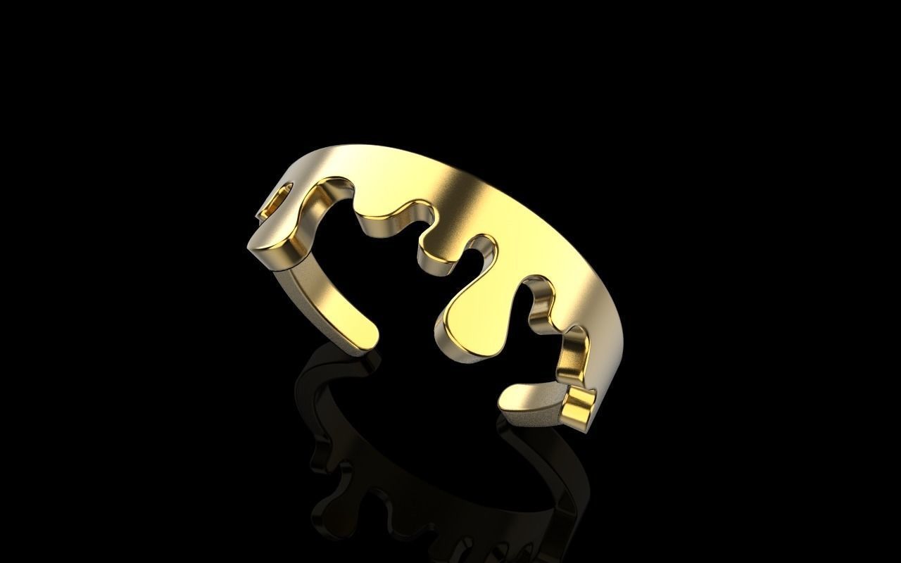 Melting ring model 624 3D print model_13