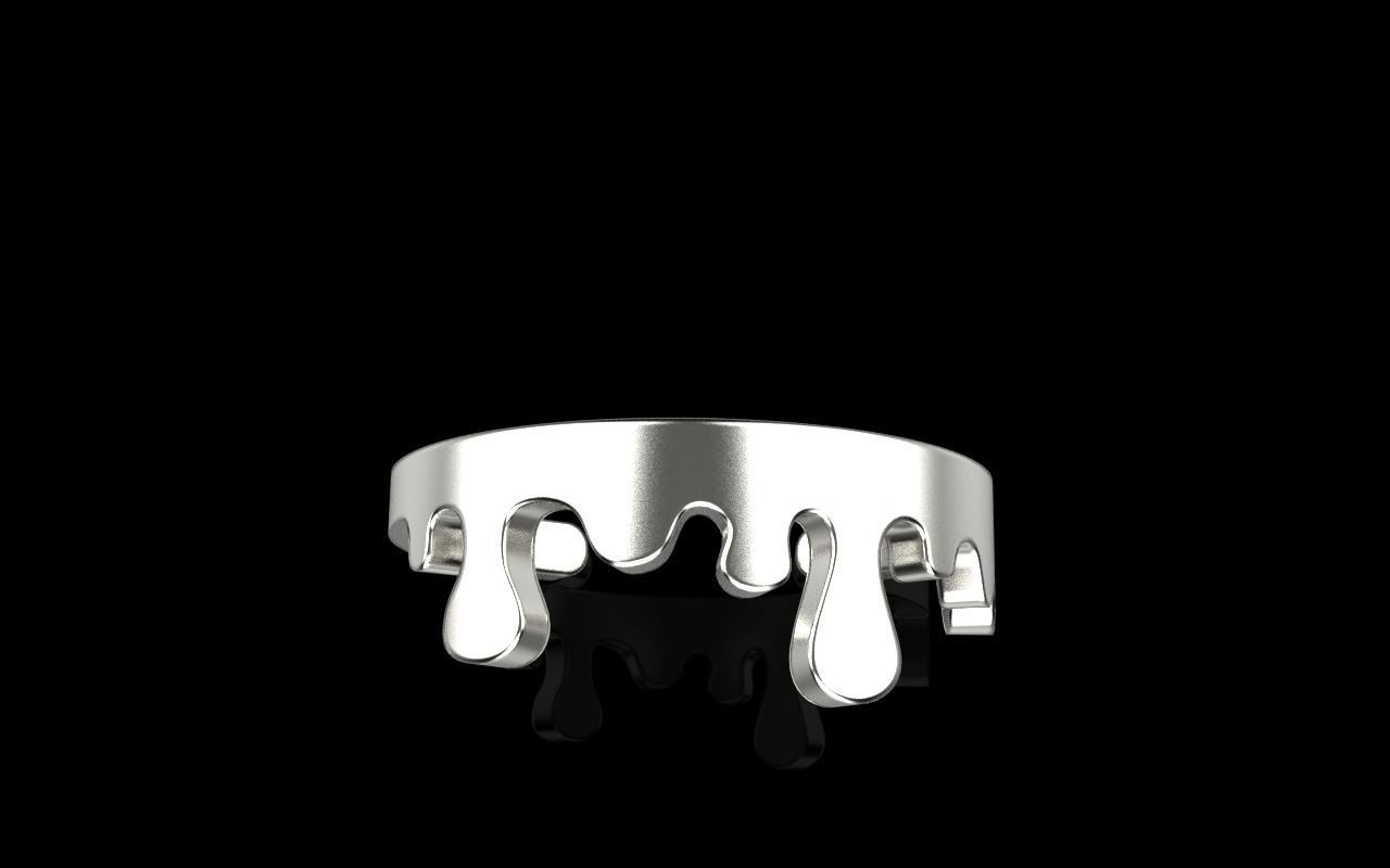 Melting ring model 624 3D print model_17