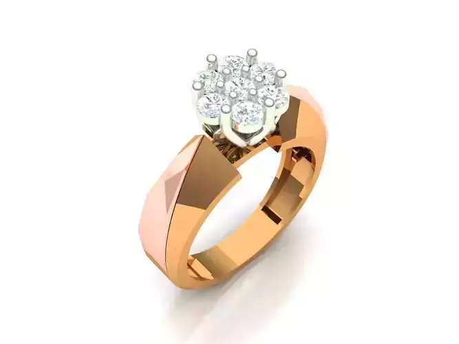 Womens solitaire Ring