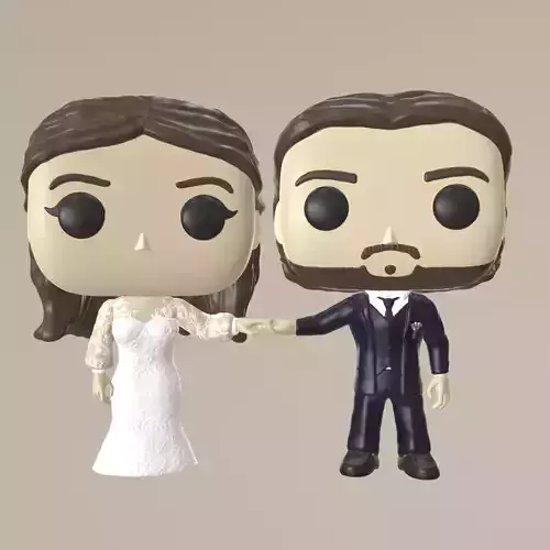 FUNKO PAREJA NOVIOS - WEDDING 3D print model