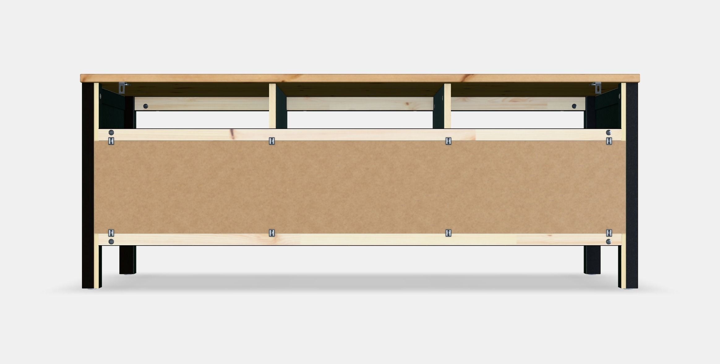 HEMNES TV bench Low-poly 3D model_15