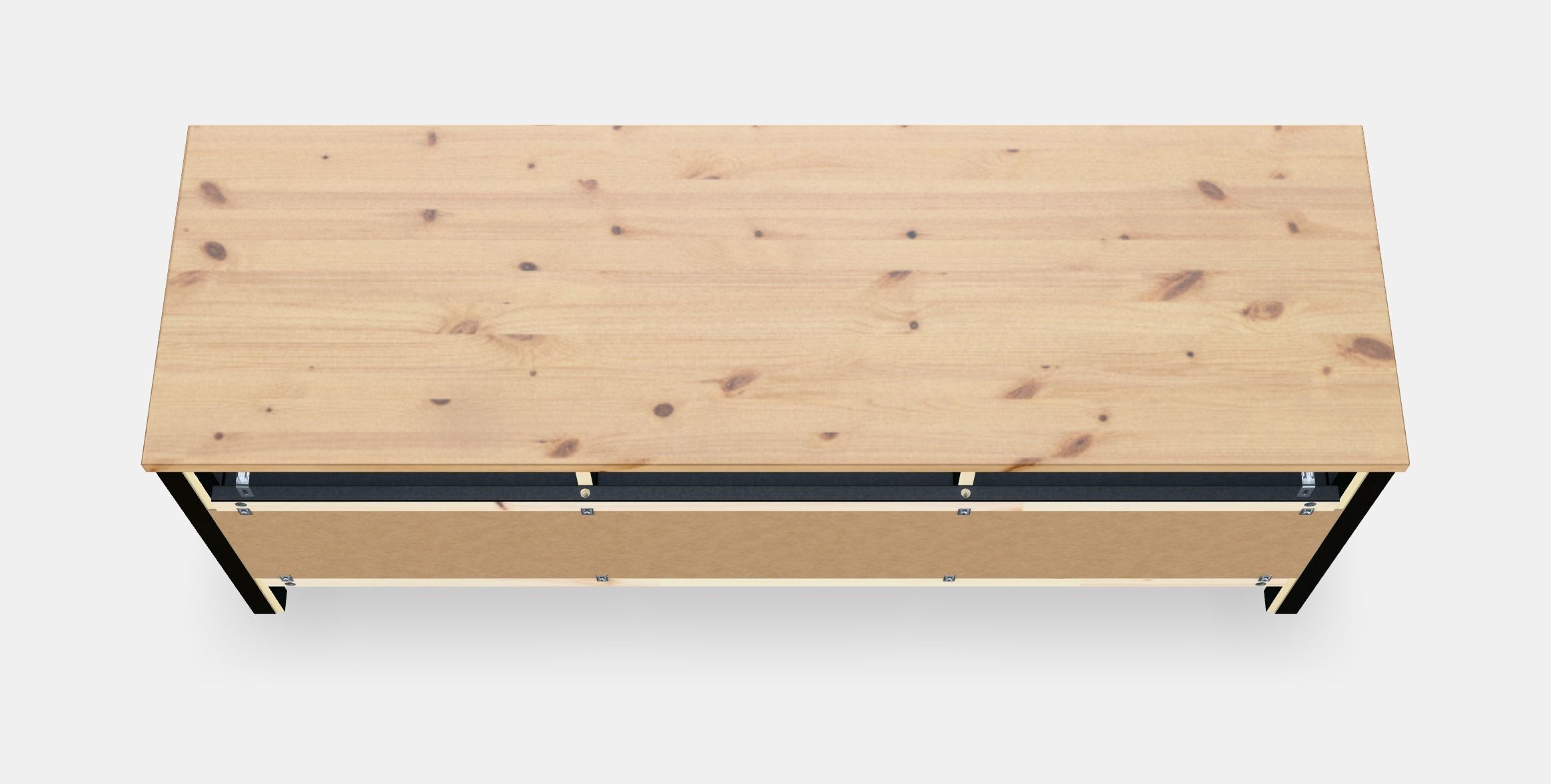 HEMNES TV bench Low-poly 3D model_4