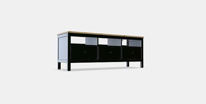 HEMNES TV bench Low-poly 3D model