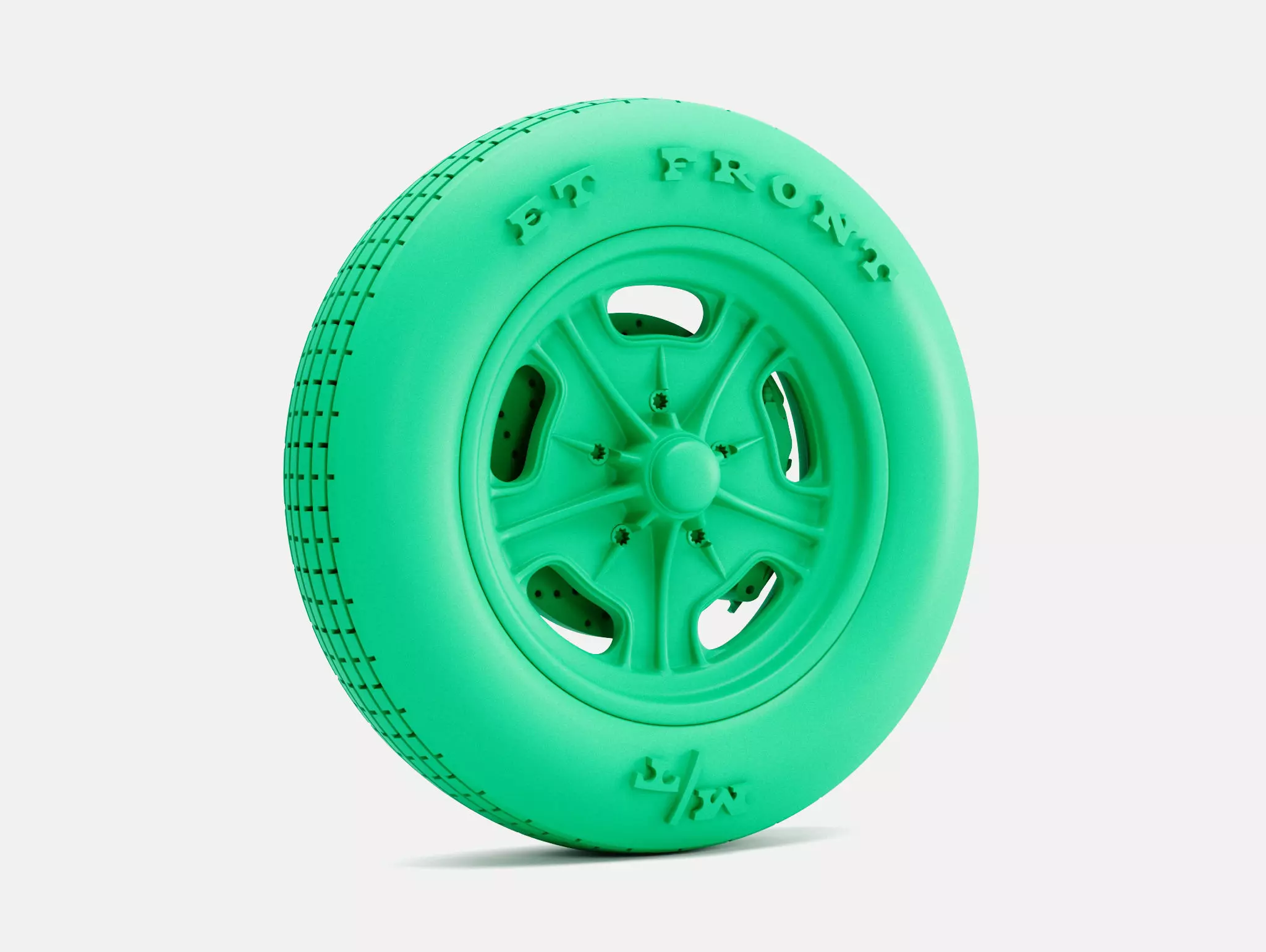 15x4 American Rebel Starburst Wheel Mickey Thompson ET Front 3D print model