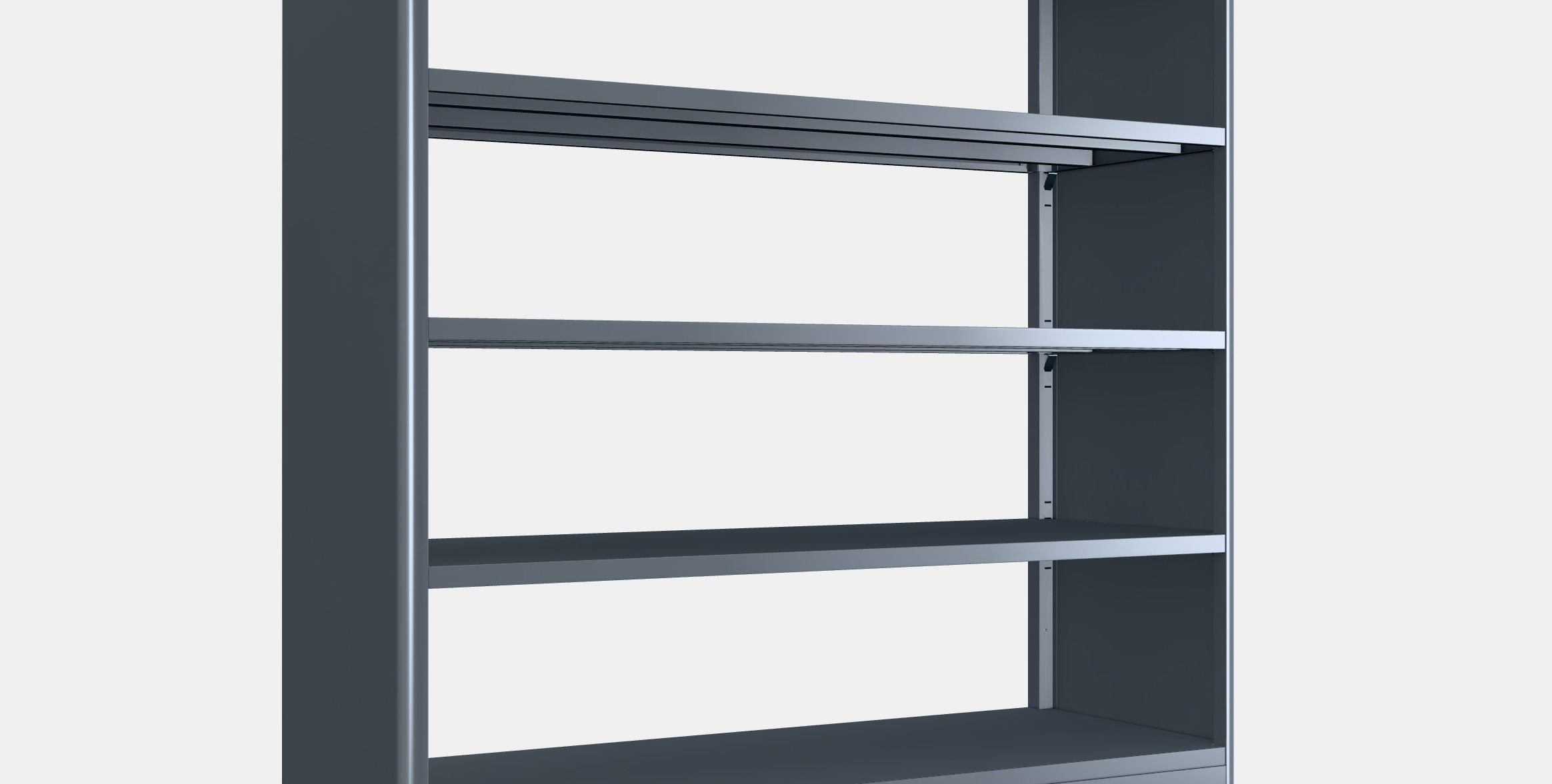 IDASEN Shelving unit Low-poly 3D model_2
