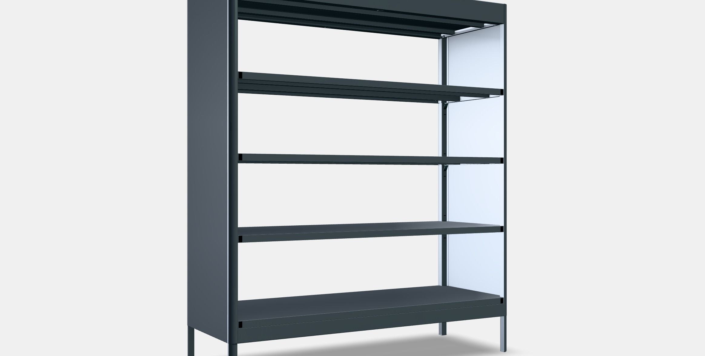 IDASEN Shelving unit Low-poly 3D model_9