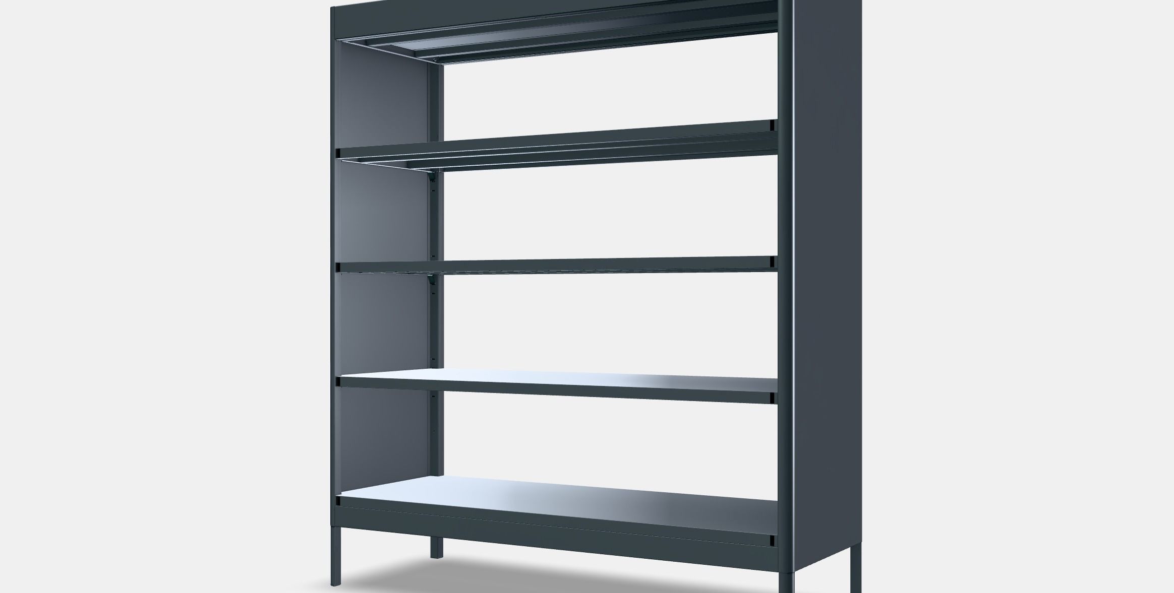 IDASEN Shelving unit Low-poly 3D model_13