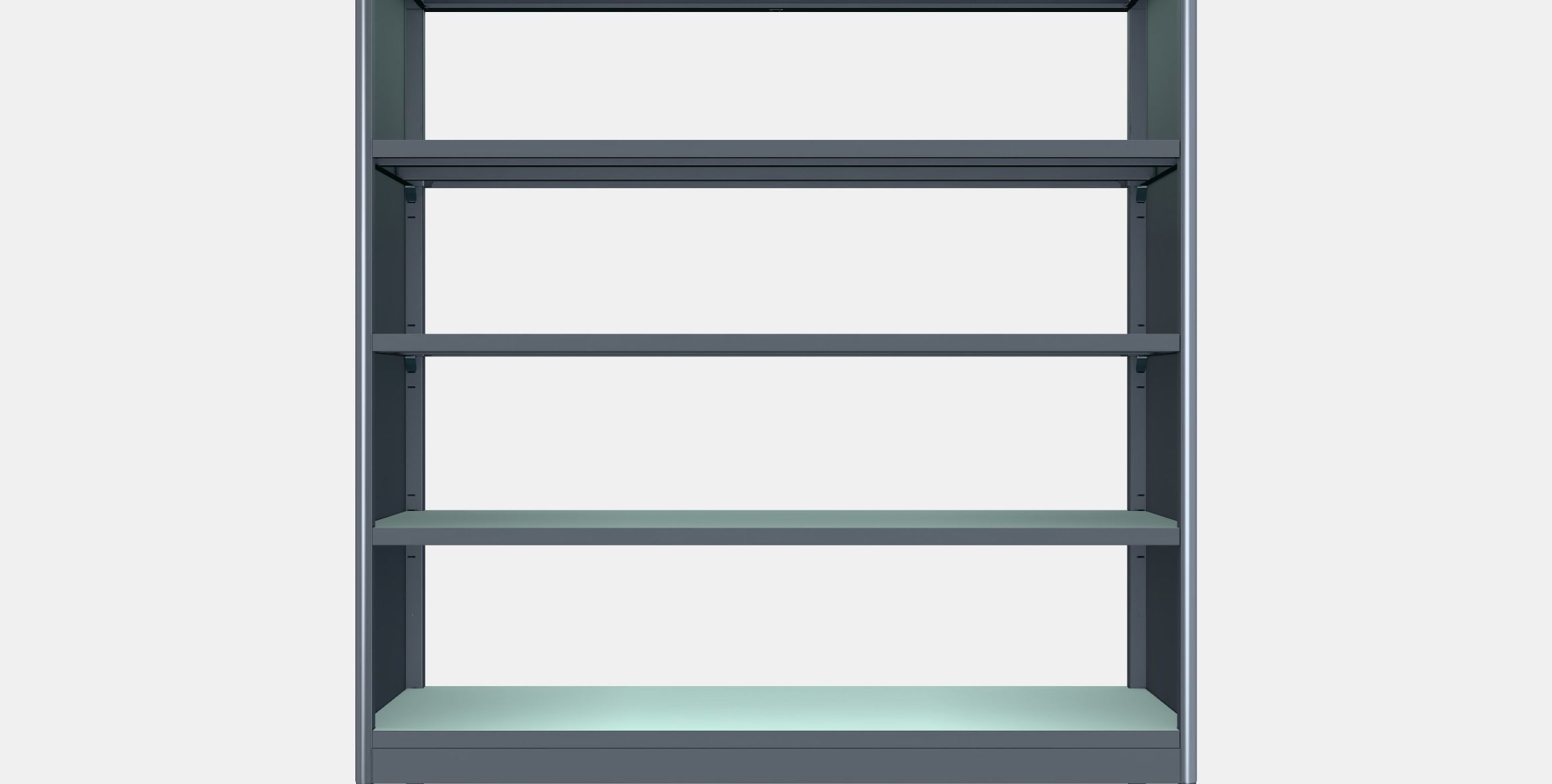 IDASEN Shelving unit Low-poly 3D model_15