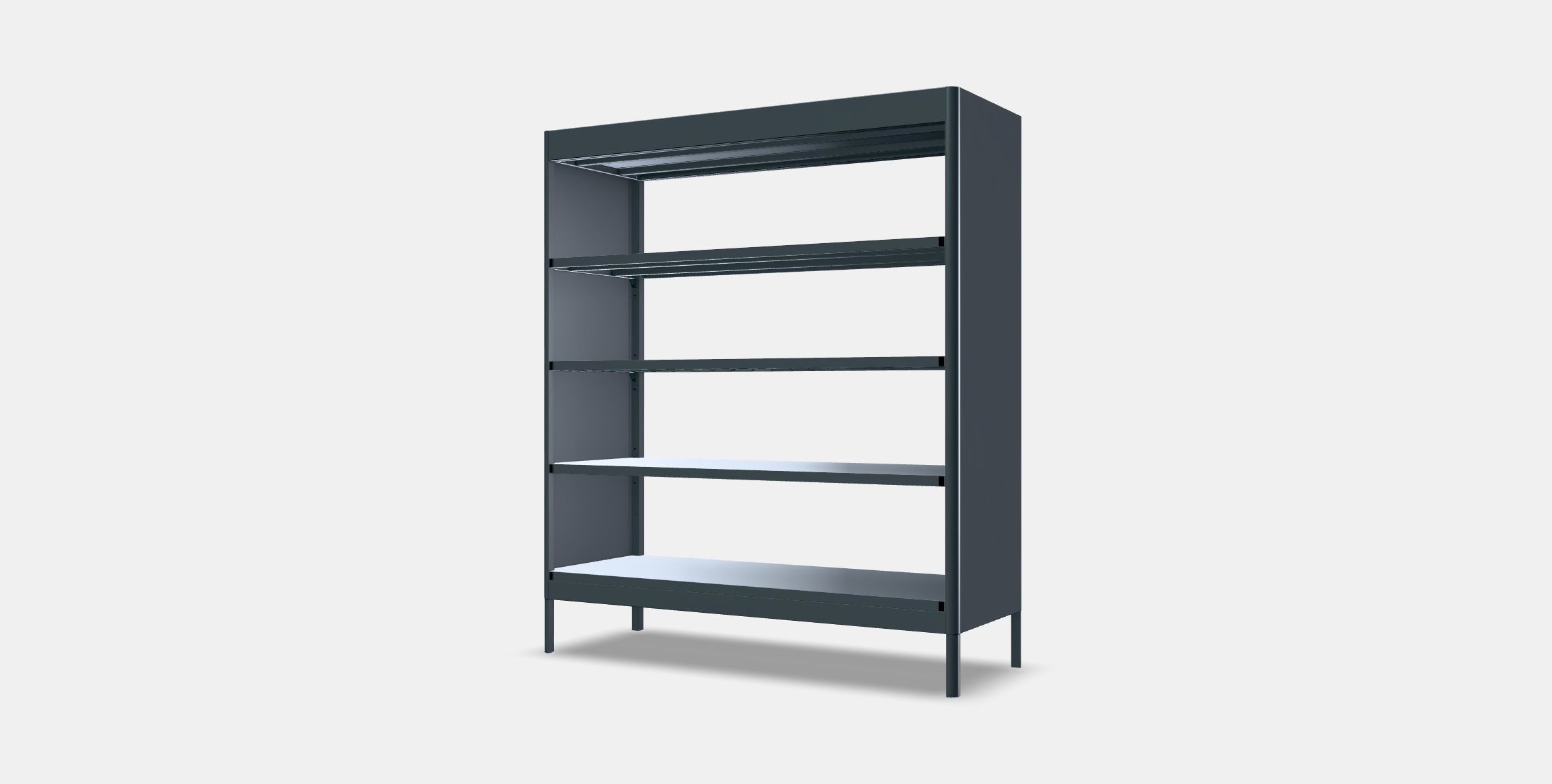 IDASEN Shelving unit Low-poly 3D model_12