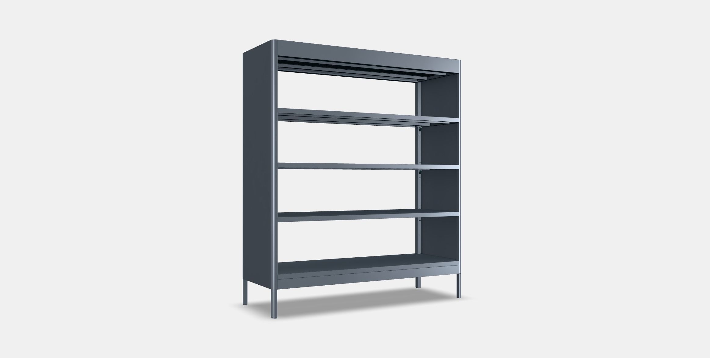 IDASEN Shelving unit Low-poly 3D model_16