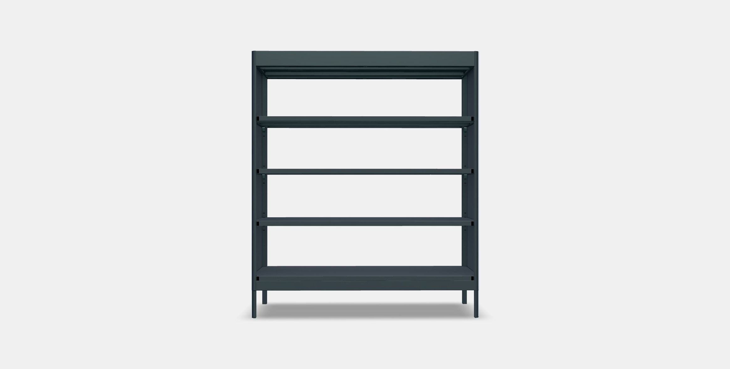 IDASEN Shelving unit Low-poly 3D model_10