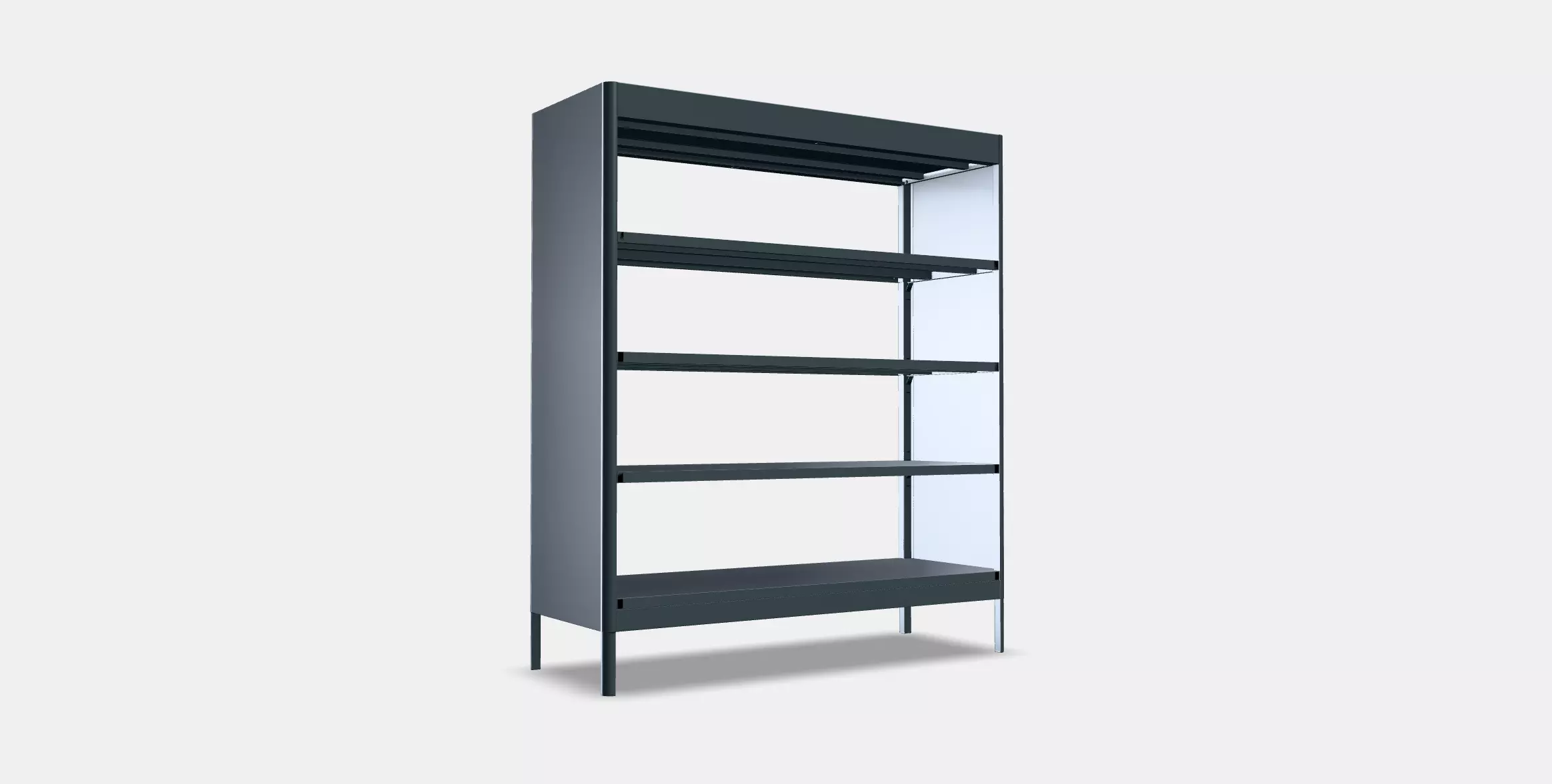 IDASEN Shelving unit Low-poly 3D model_0