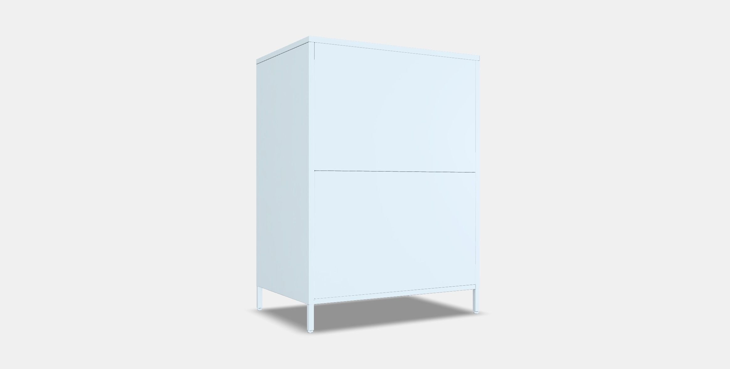 TROTTEN Cabinet with sliding doors Low-poly 3D model_15