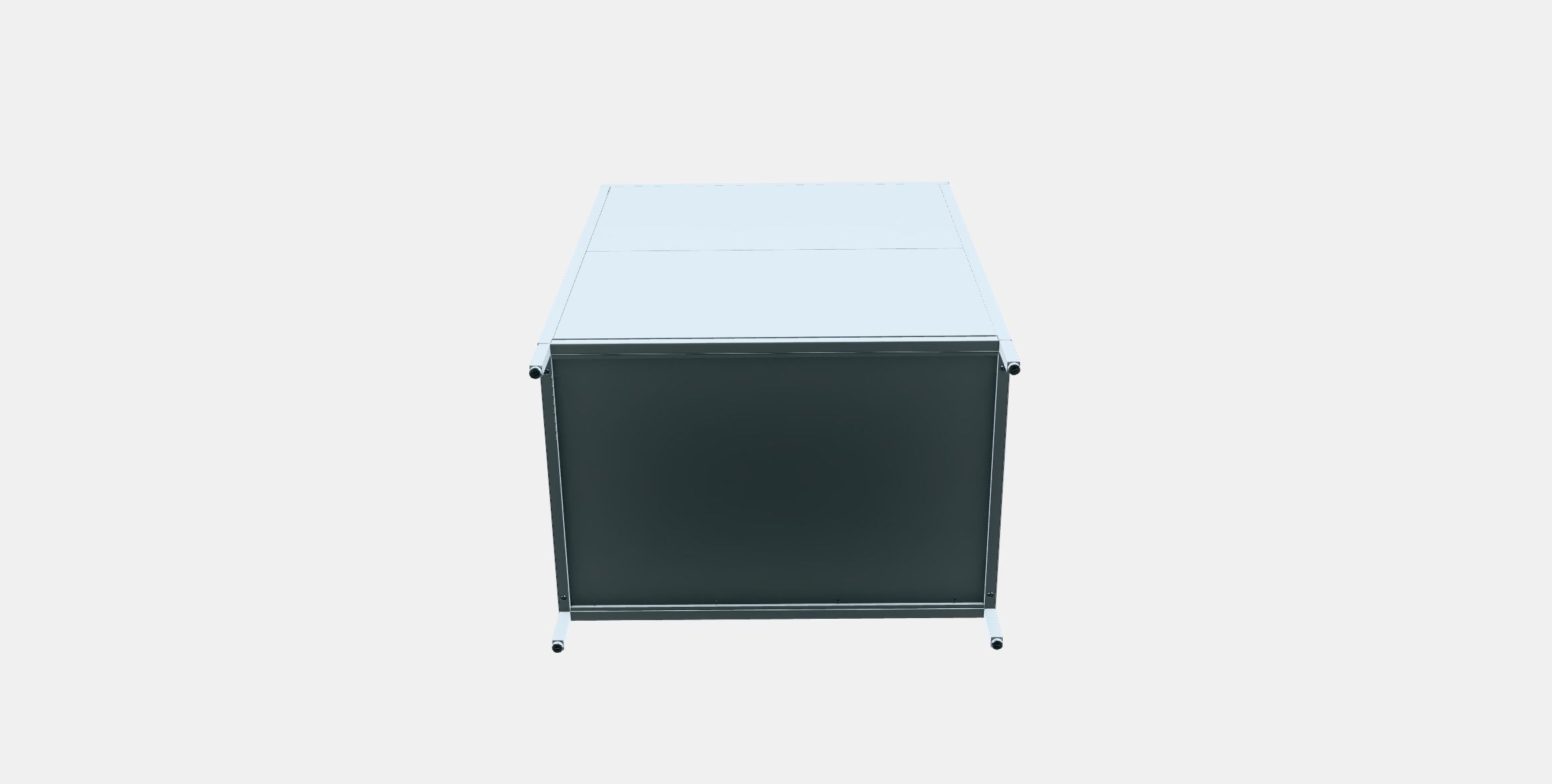 TROTTEN Cabinet with sliding doors Low-poly 3D model_6