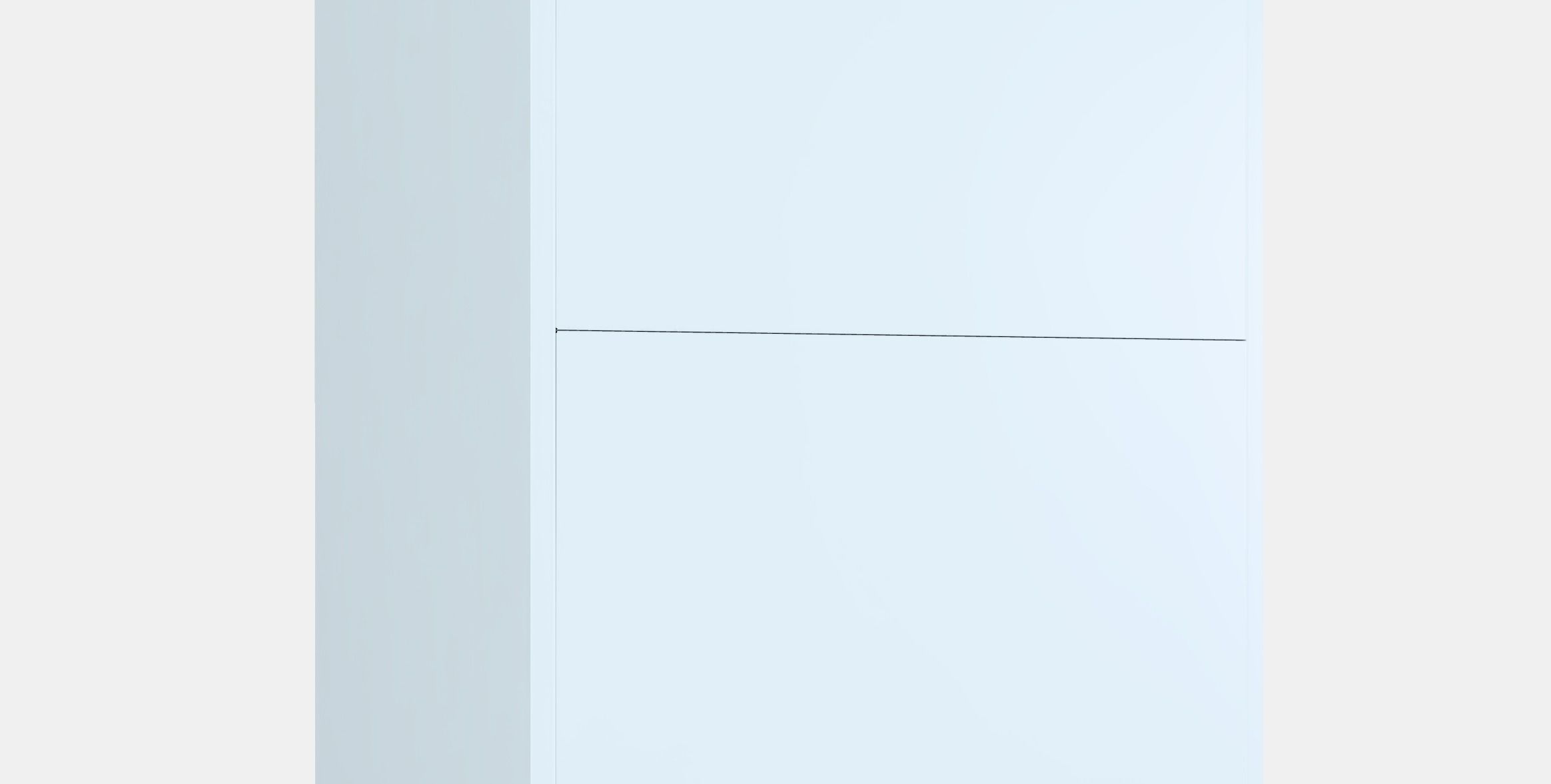 TROTTEN Cabinet with sliding doors Low-poly 3D model_2