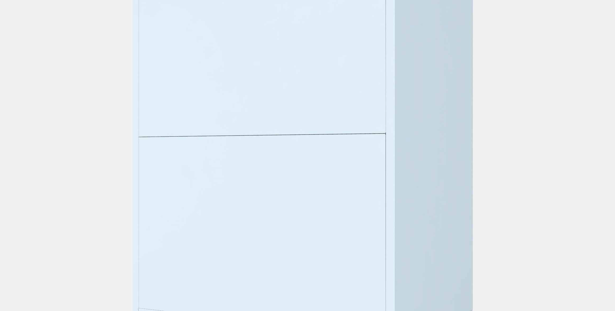 TROTTEN Cabinet with sliding doors Low-poly 3D model_5