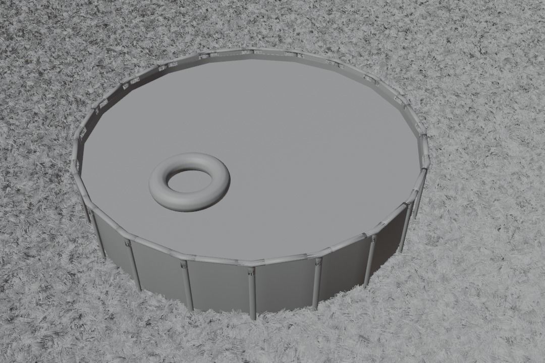 Frame Pool 3D model_4