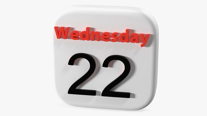 iPhone iOS Calendar Icon