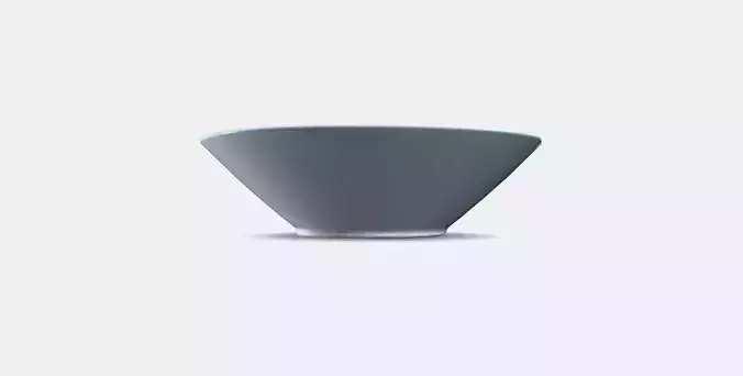 IKEA 365 Deep platebowl Low-poly 3D model