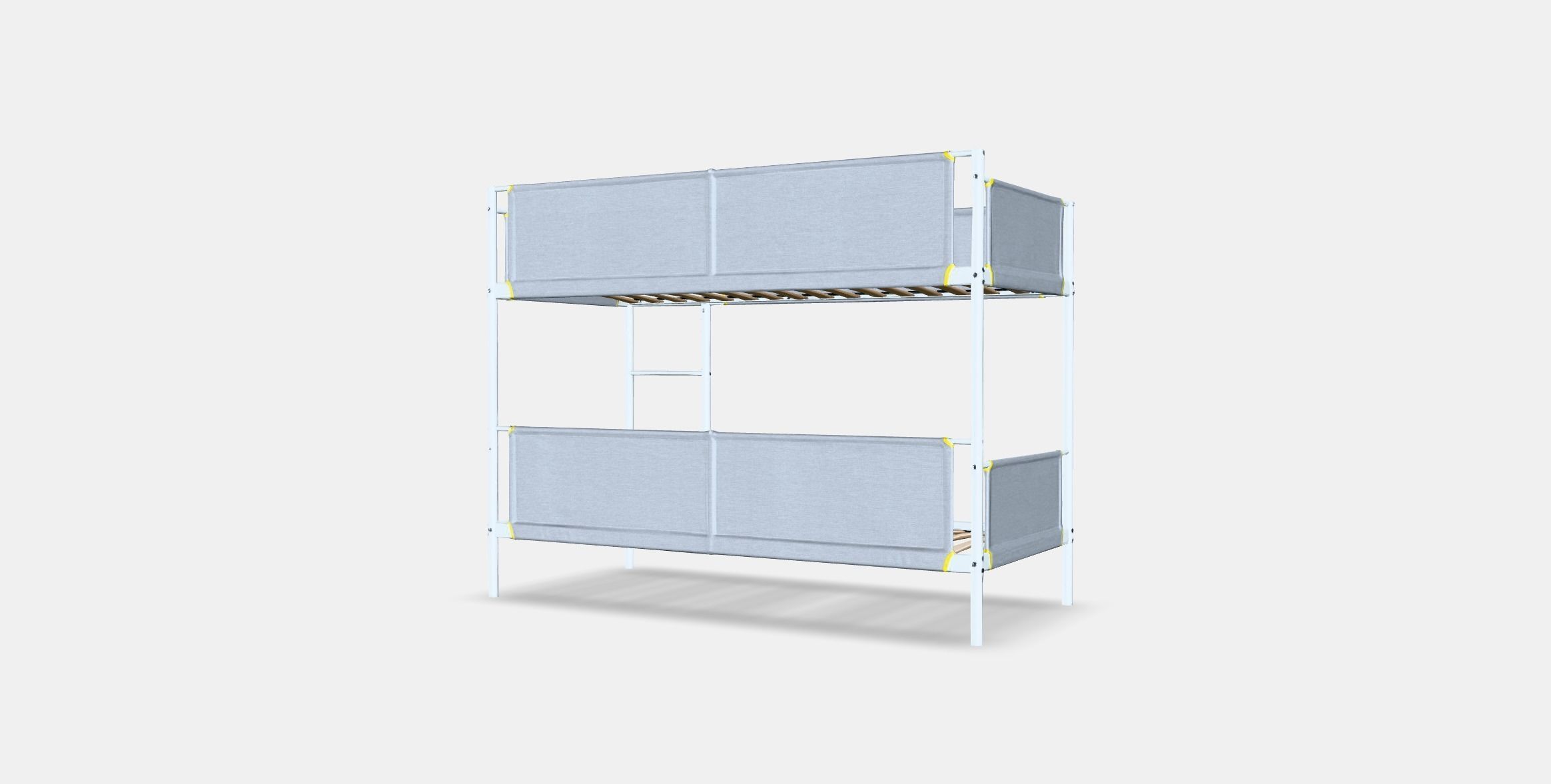 VITVAL Bunk bed frame Low-poly 3D model_5