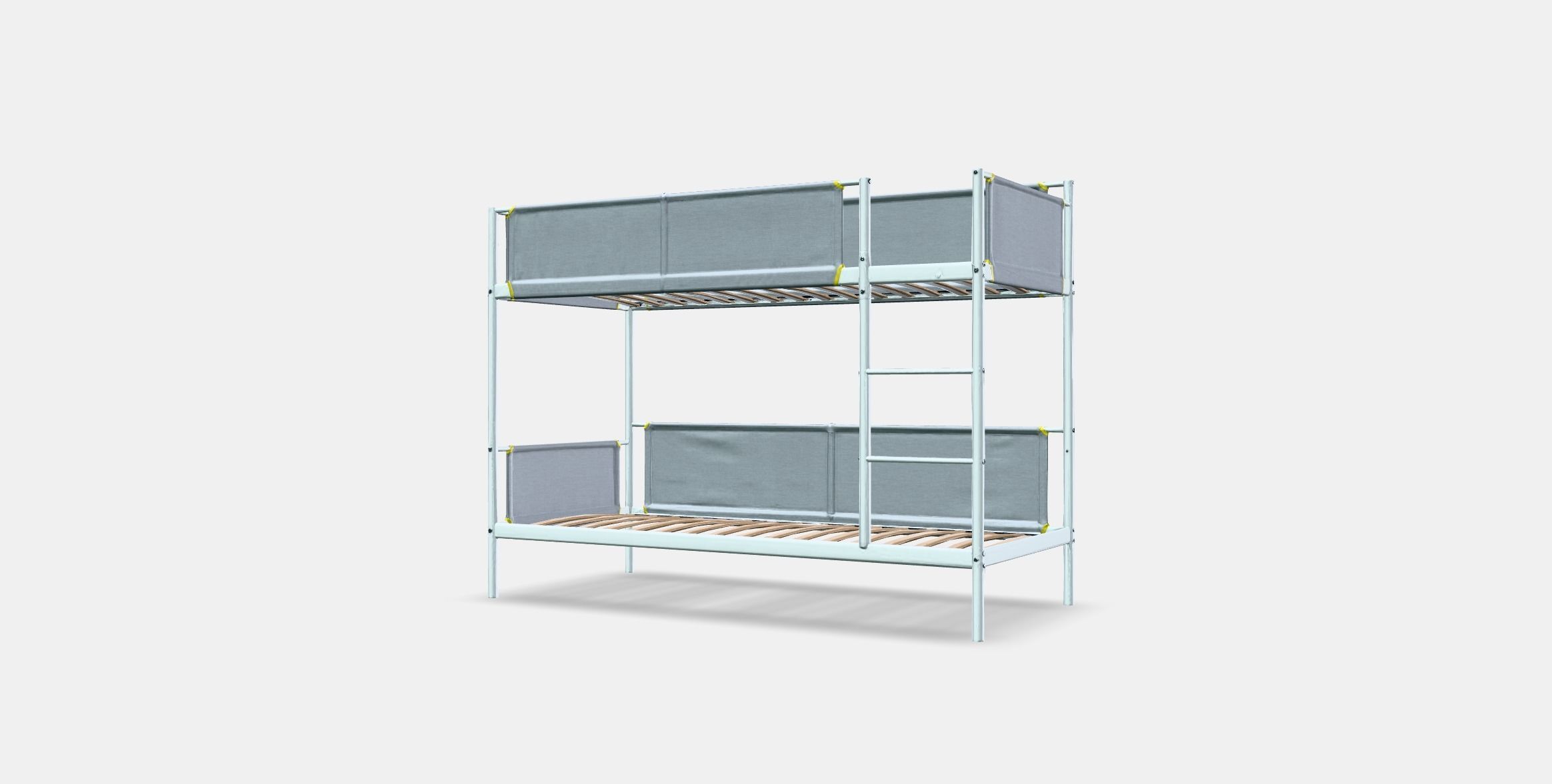VITVAL Bunk bed frame Low-poly 3D model_10